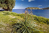 La baia di Elounda. L'isola di Spinalonga sullo sfondo.